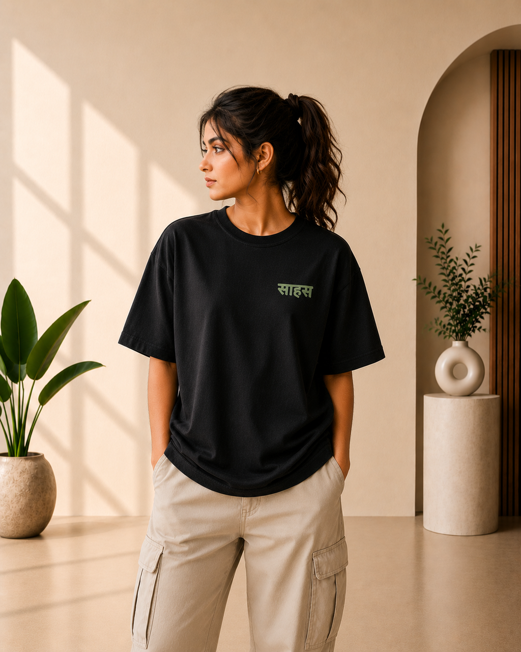 Sahas Graphic Oversized T-shirt