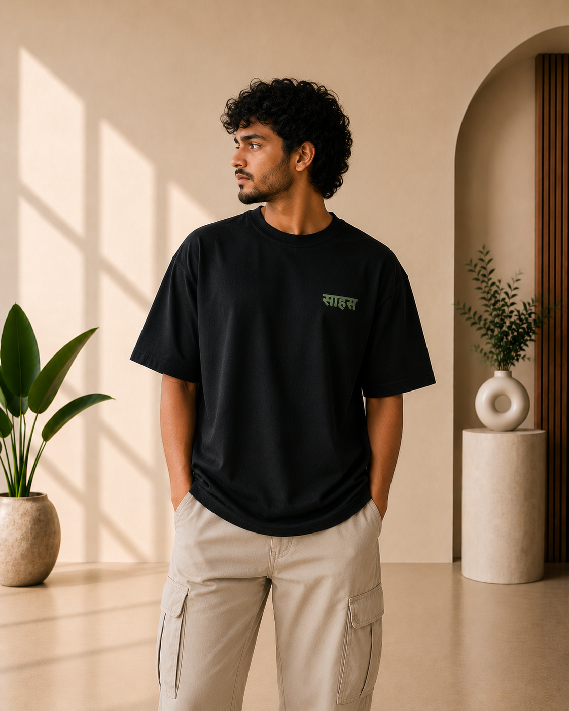 Sahas Graphic Oversized T-shirt