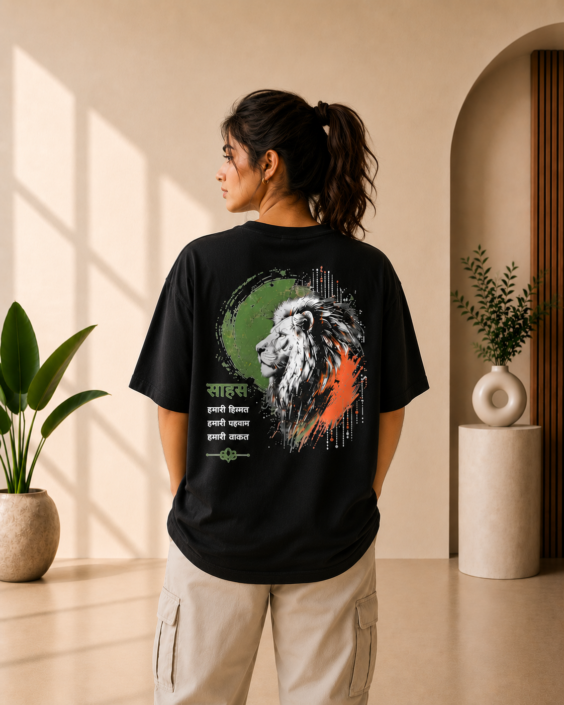 Sahas Graphic Oversized T-shirt