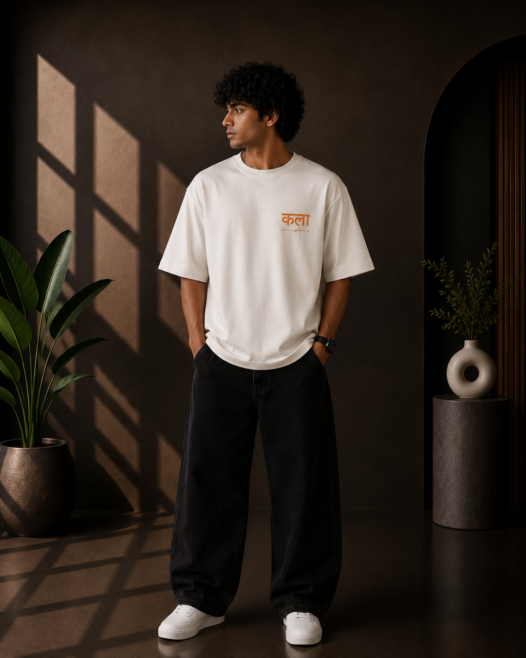 Kala Graphic Oversized T-Shirt