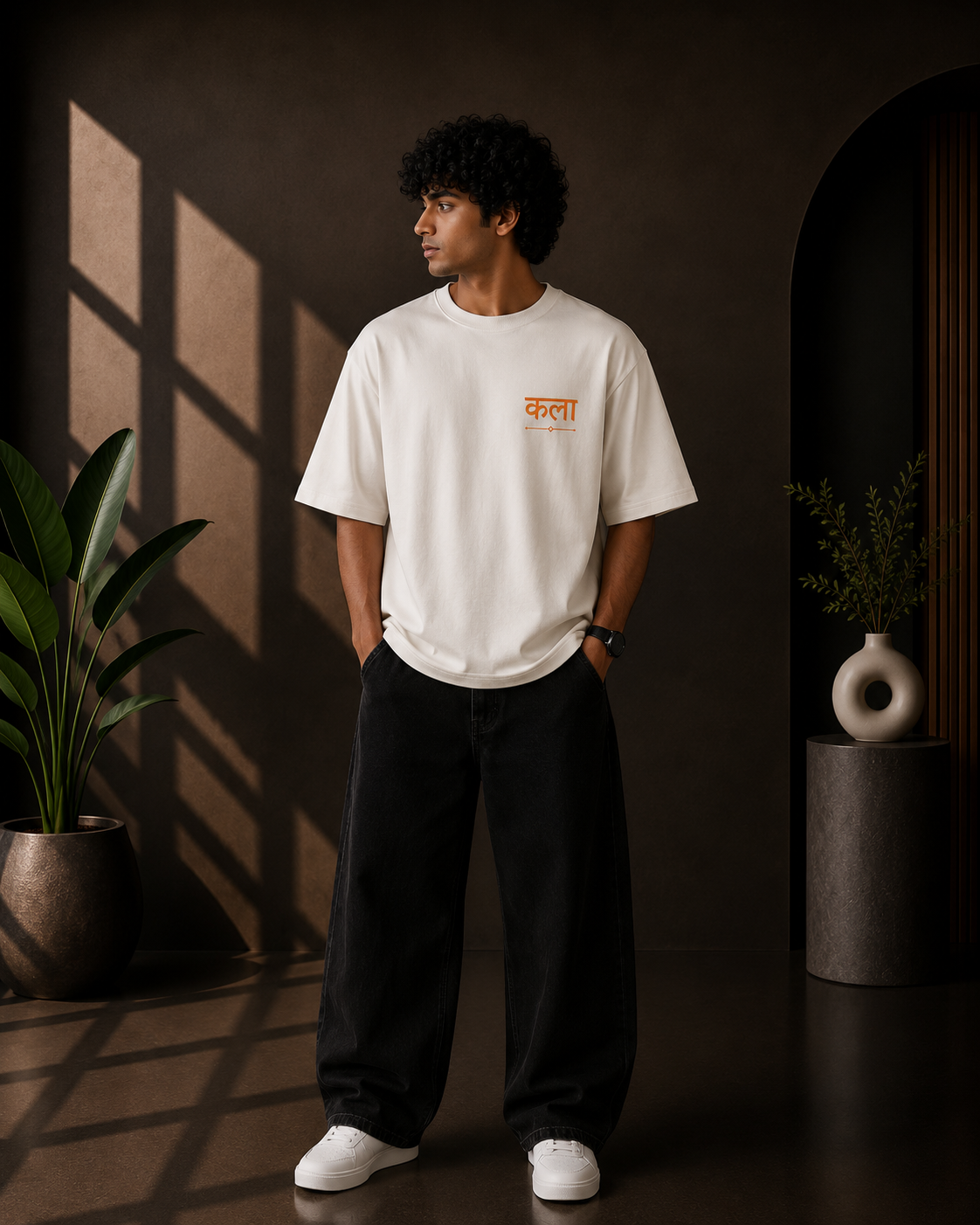 Kala Graphic Oversized T-Shirt