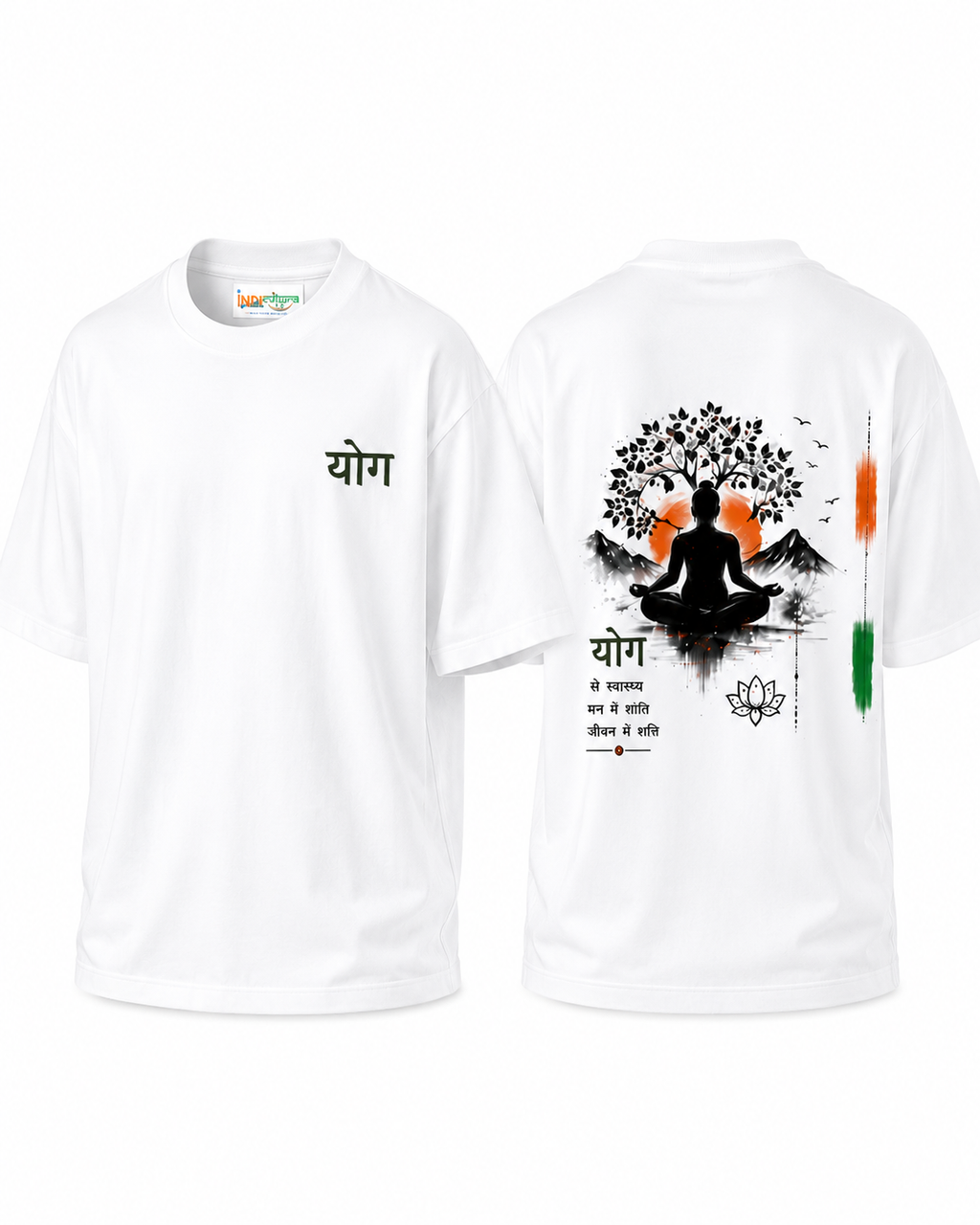 Yoga Graphic Oversized T-shirt