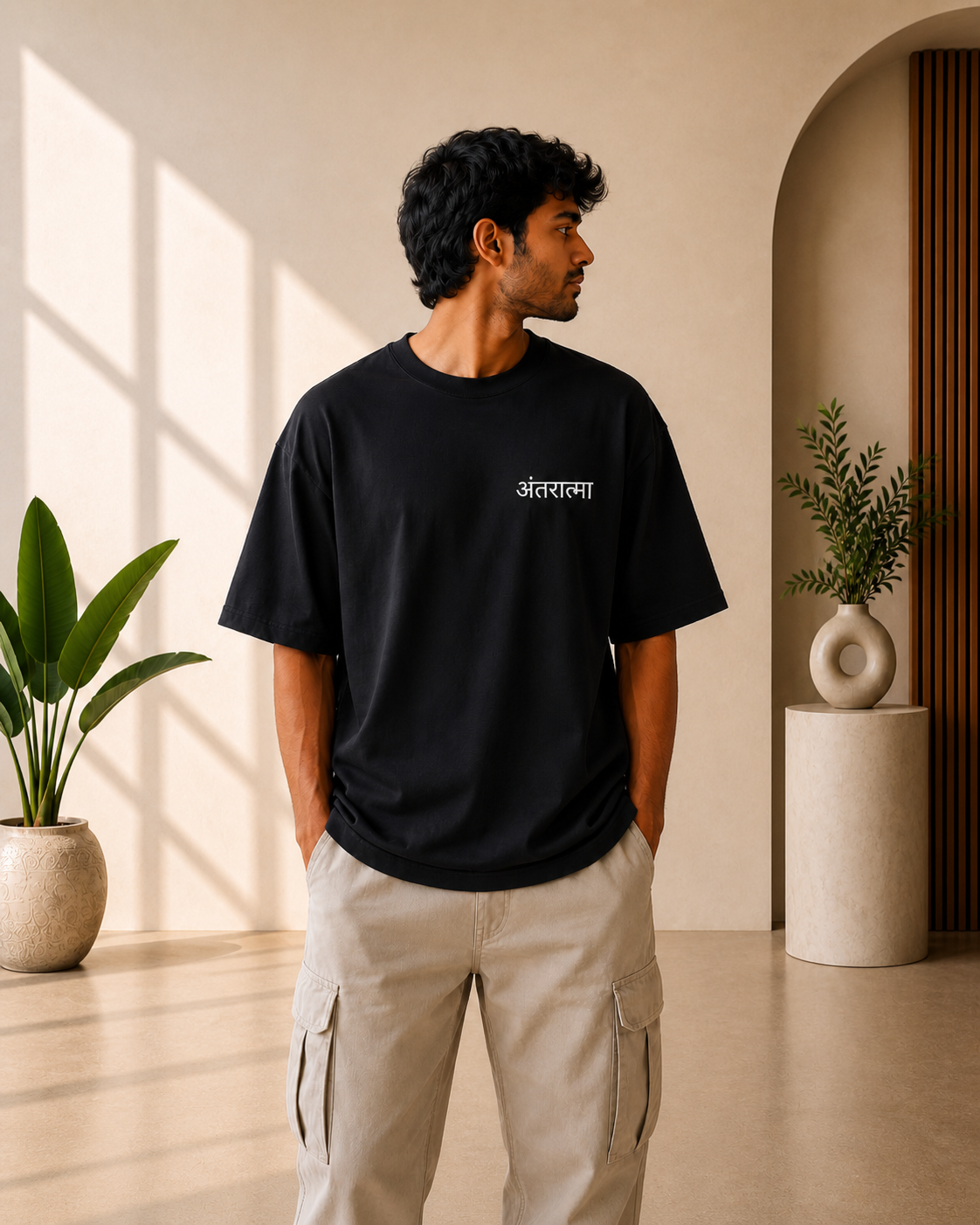 Antaratma Graphic Oversized T-shirt