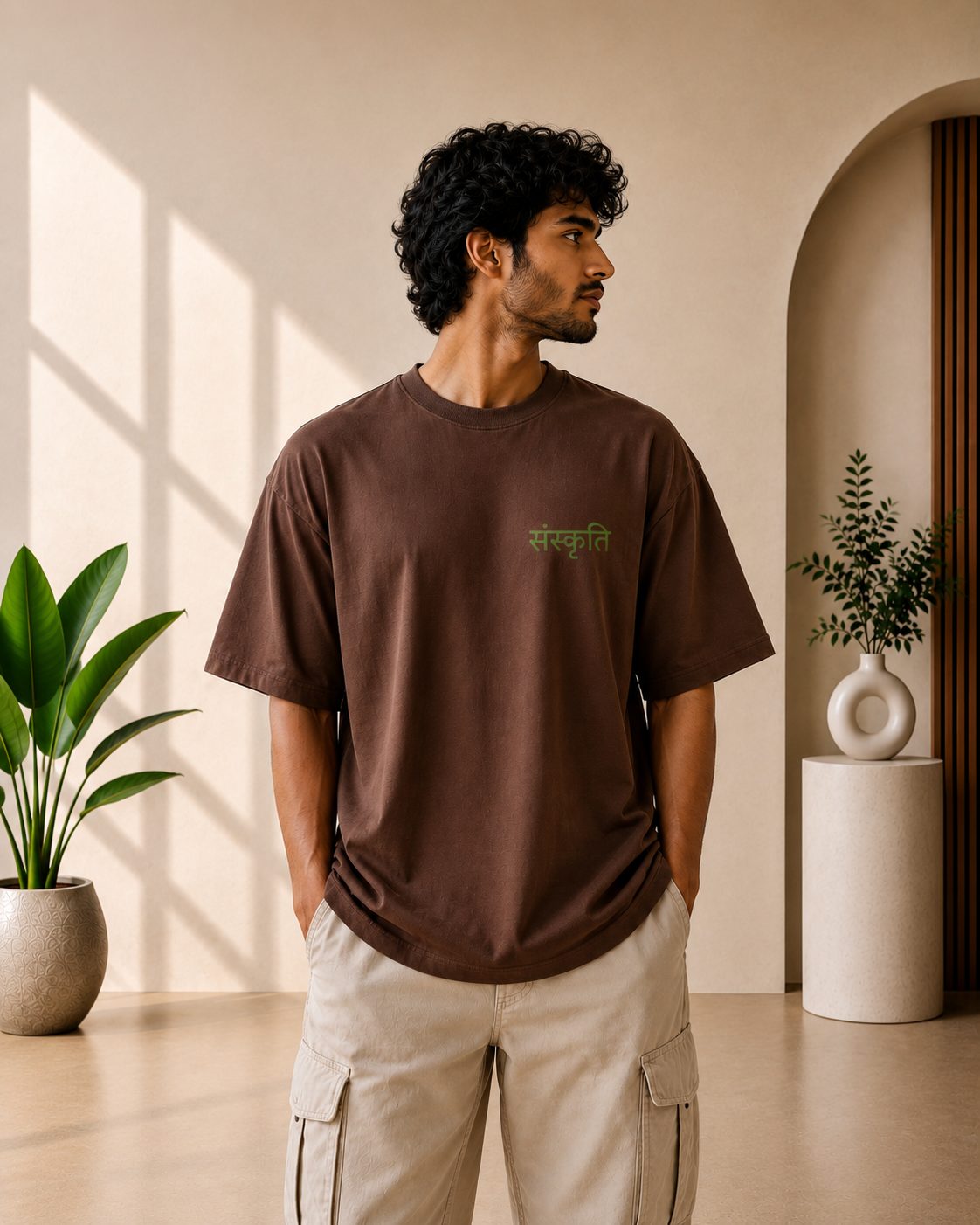 Sanskruti Graphic Oversized T-shirt