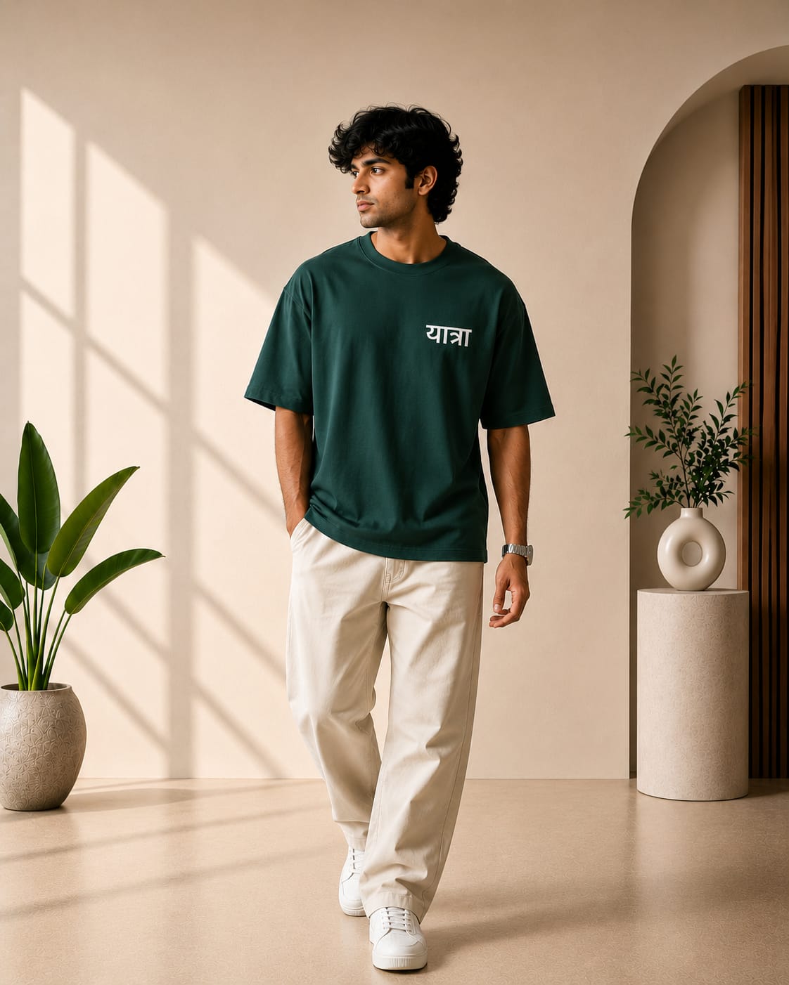 Yatra Graphic Oversized T-shirt