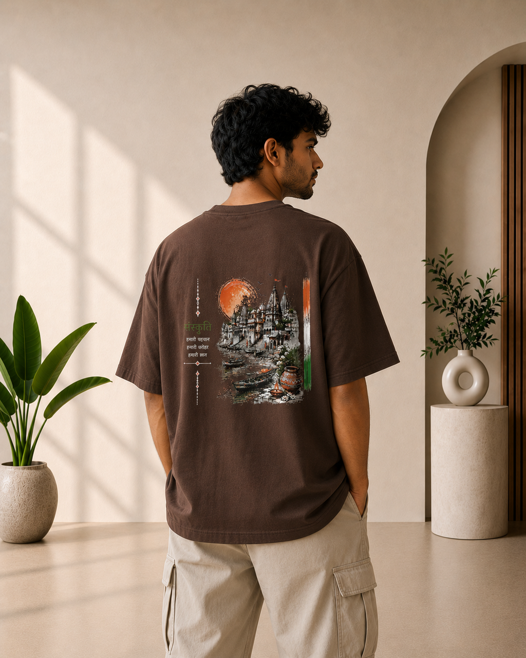 Sanskruti Graphic Oversized T-shirt
