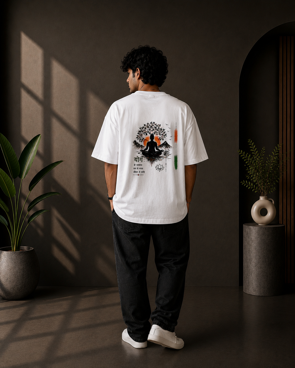 Yoga Graphic Oversized T-shirt