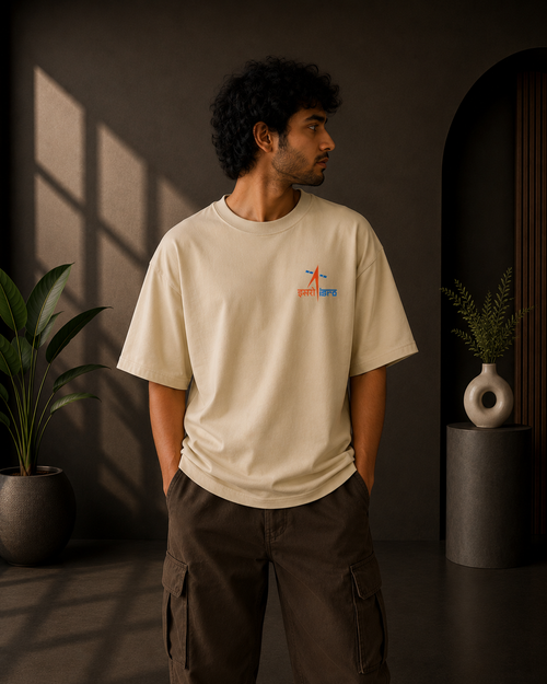 ISRO Graphic Oversized T-shirt