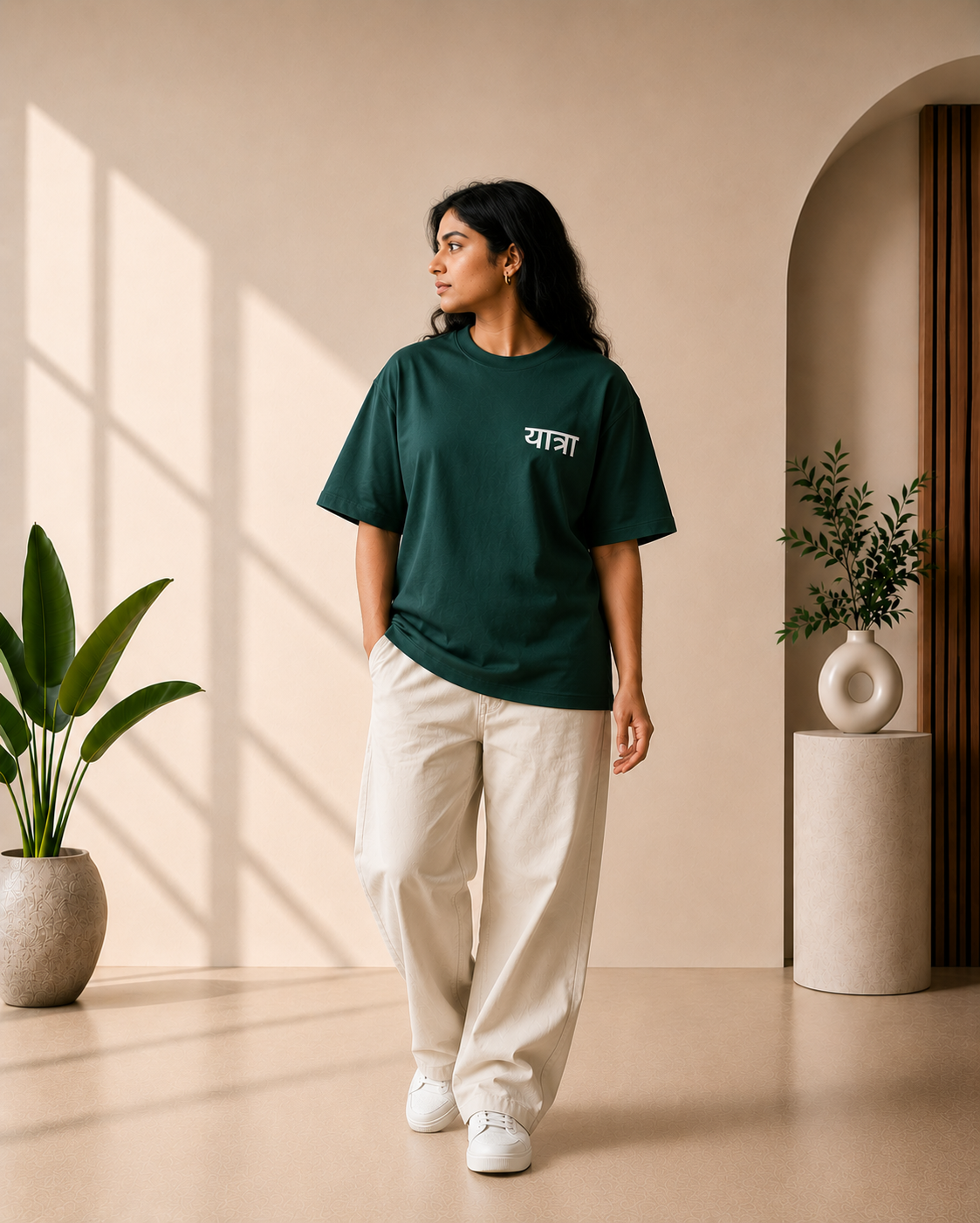 Yatra Graphic Oversized T-shirt