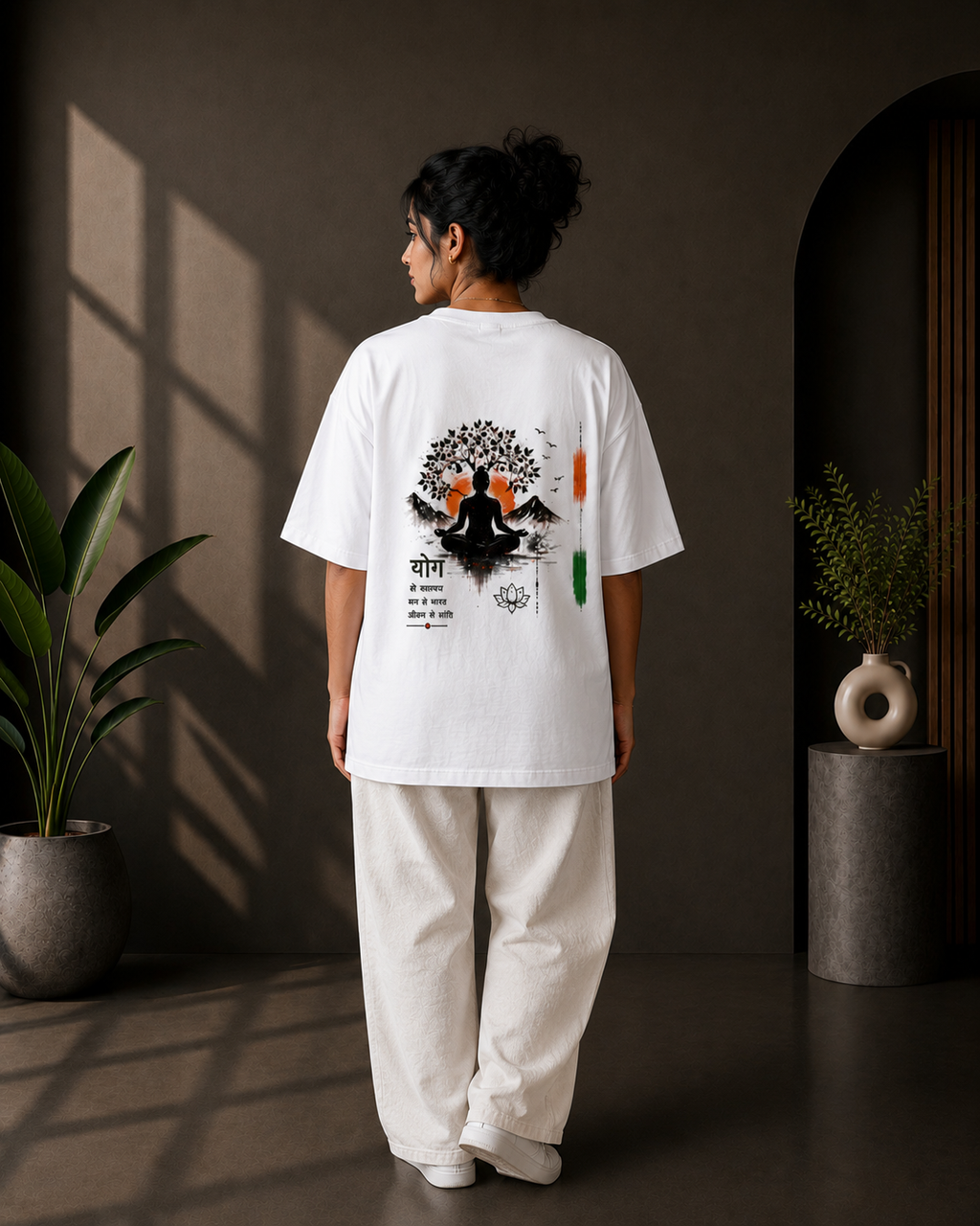 Yoga Graphic Oversized T-shirt
