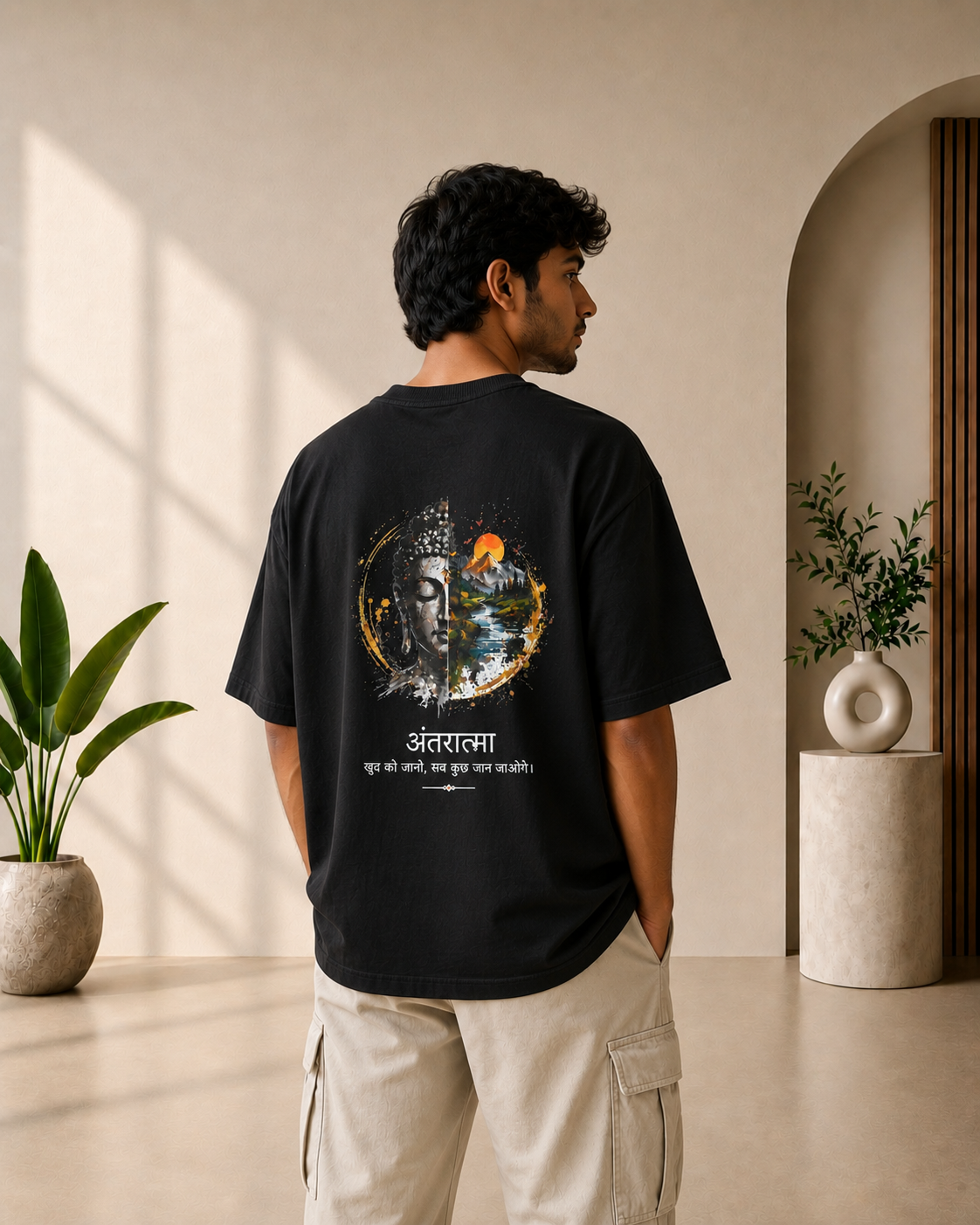 Antaratma Graphic Oversized T-shirt