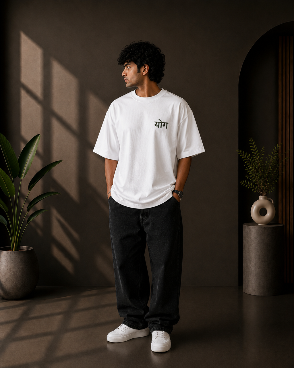 Yoga Graphic Oversized T-shirt